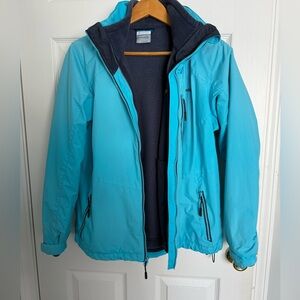 Women’s medium Columbia blue jacket